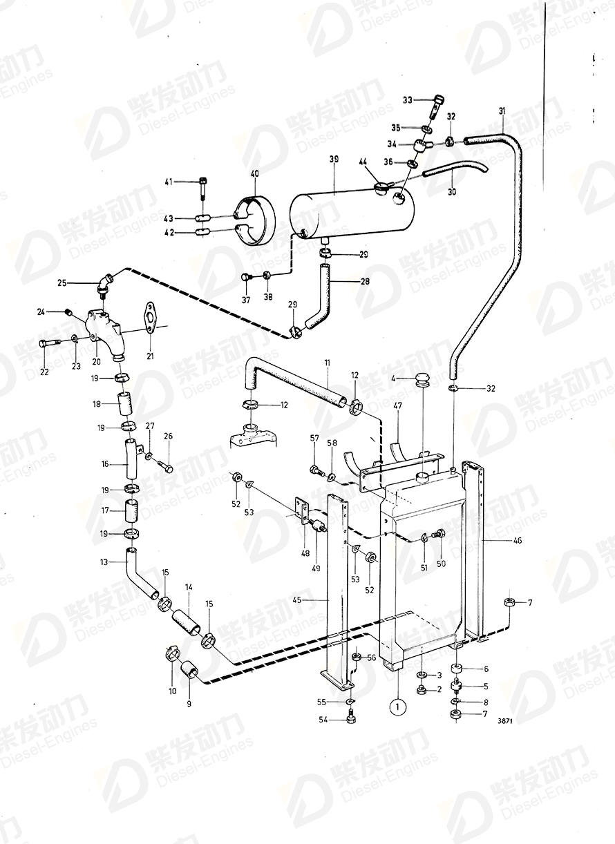 volvo penta Hexagon screw 31406 Drawing volvo penta Hexagon screw 31406 Drawing